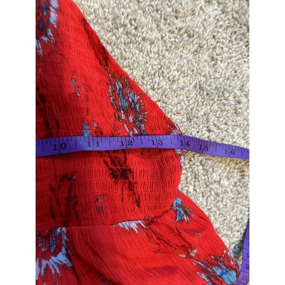 Intimately Free People Garden Party Red Comb‎ Size Small Maxi Dress - Picture 7 of 10